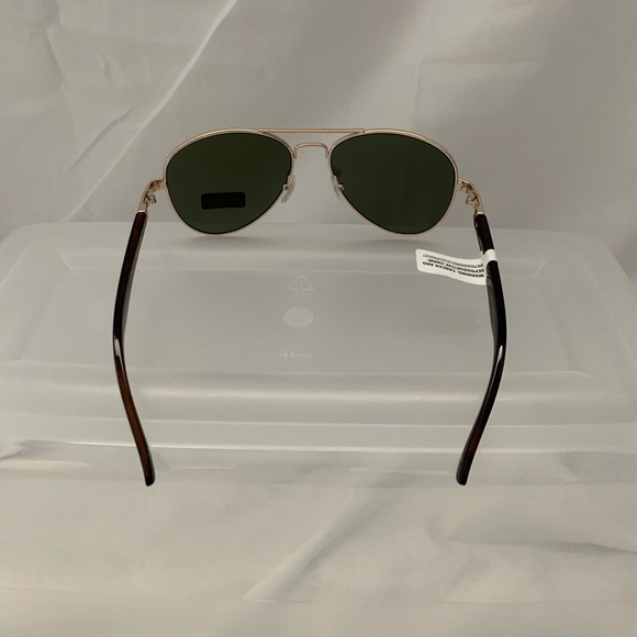 NWT Tommy Hilfiger Gold Rimmed Aviator Sunglasses - Picture 4 of 4